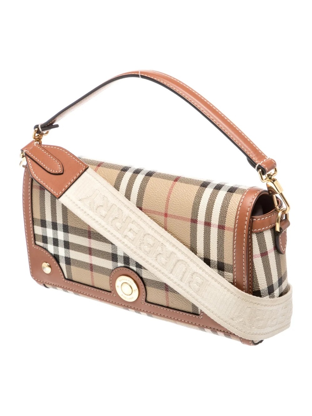 Burberry vintage check note bag